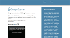 Desktop Screenshot of chicagoscanner.com